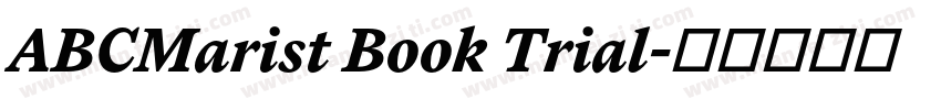 ABCMarist Book Trial字体转换